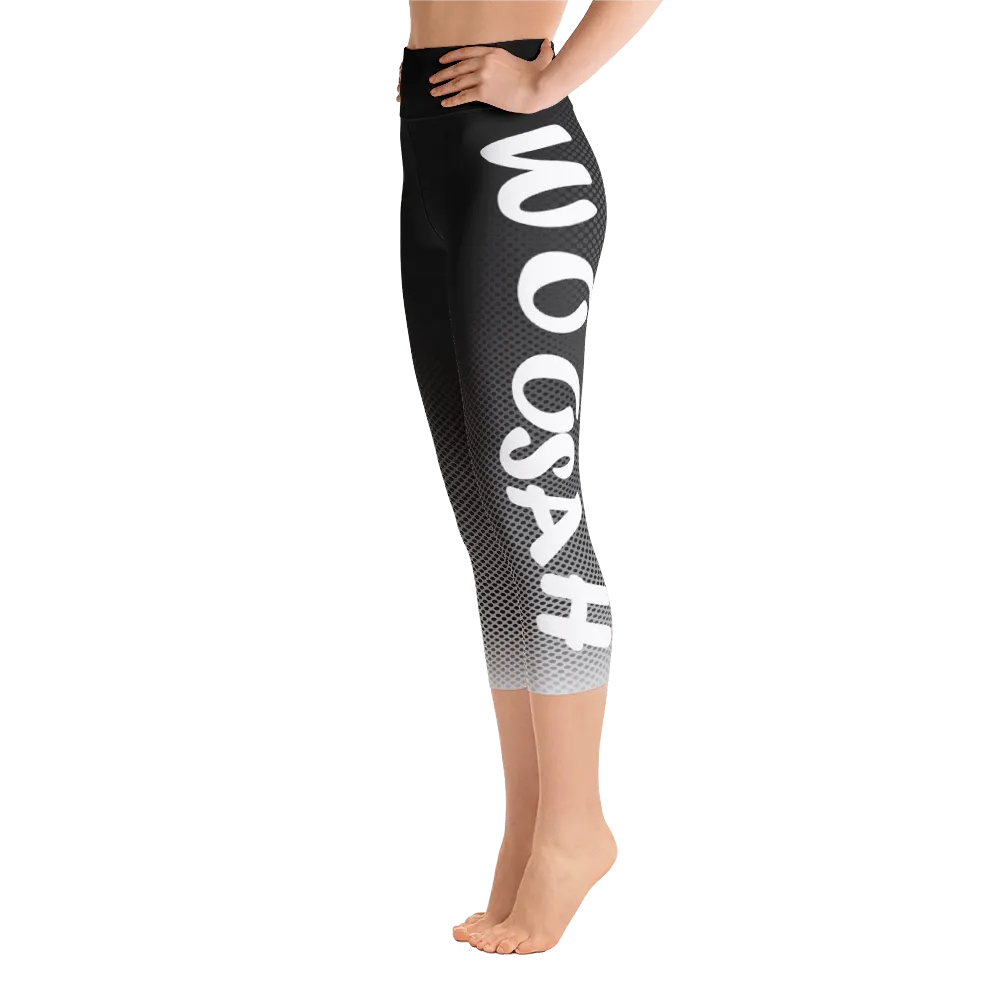 -Pitch-Blak- Yoga Capri Leggings