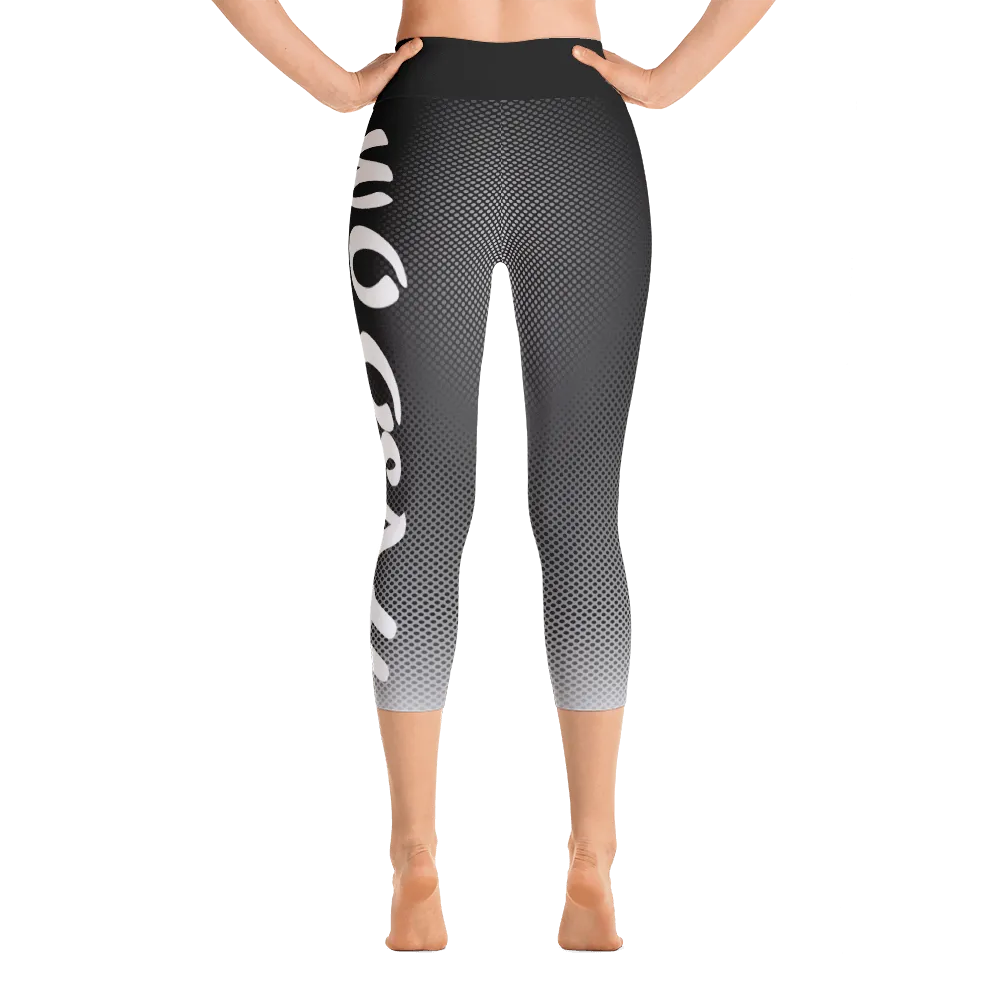 -Pitch-Blak- Yoga Capri Leggings