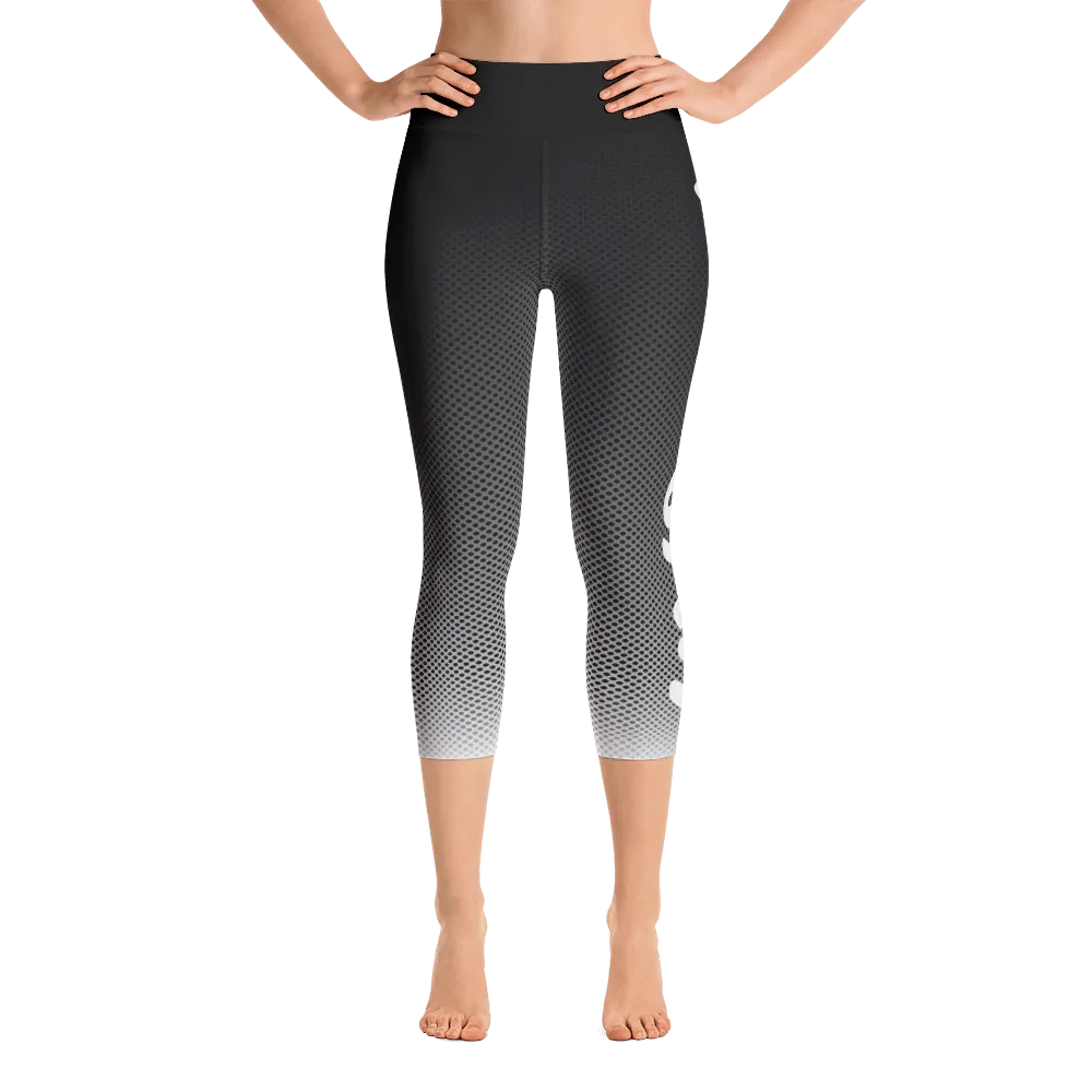 -Pitch-Blak- Yoga Capri Leggings