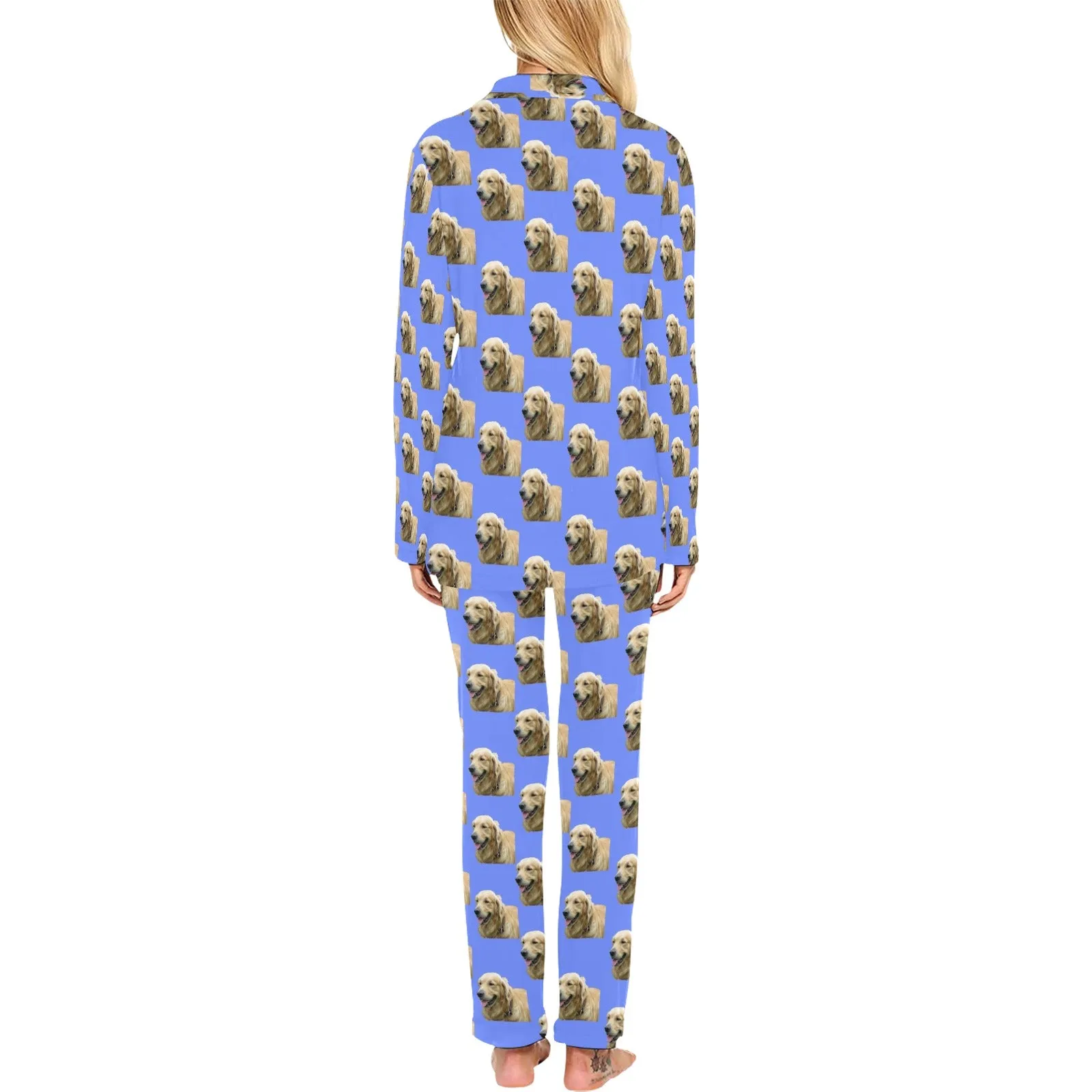 2 Piece Golden Retriever Long PJ Set