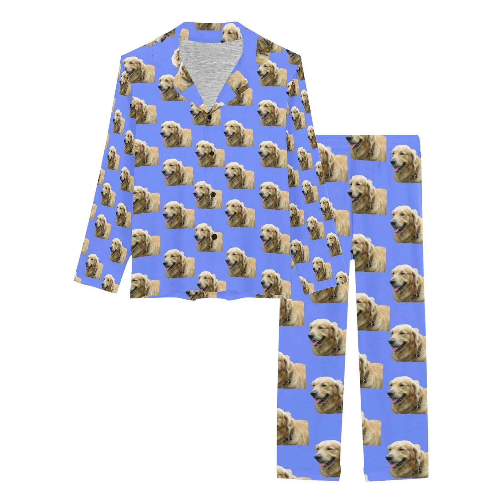 2 Piece Golden Retriever Long PJ Set