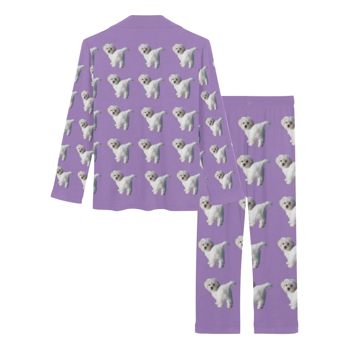 2 Piece Maltese Long PJ Set