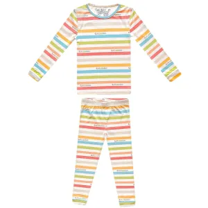 2pc Long Sleeve Pajama Set - CoComelon Stripe