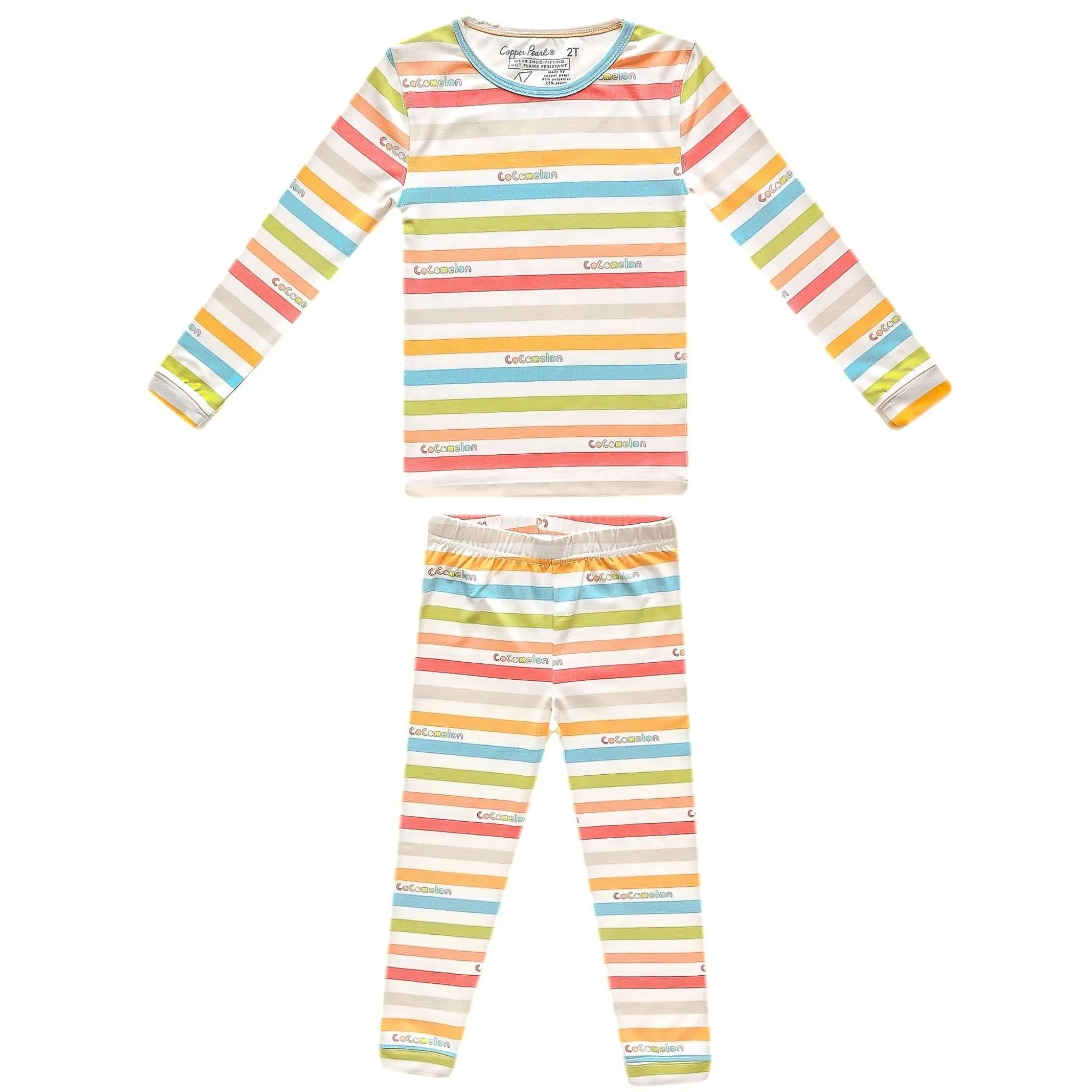 2pc Long Sleeve Pajama Set - CoComelon Stripe