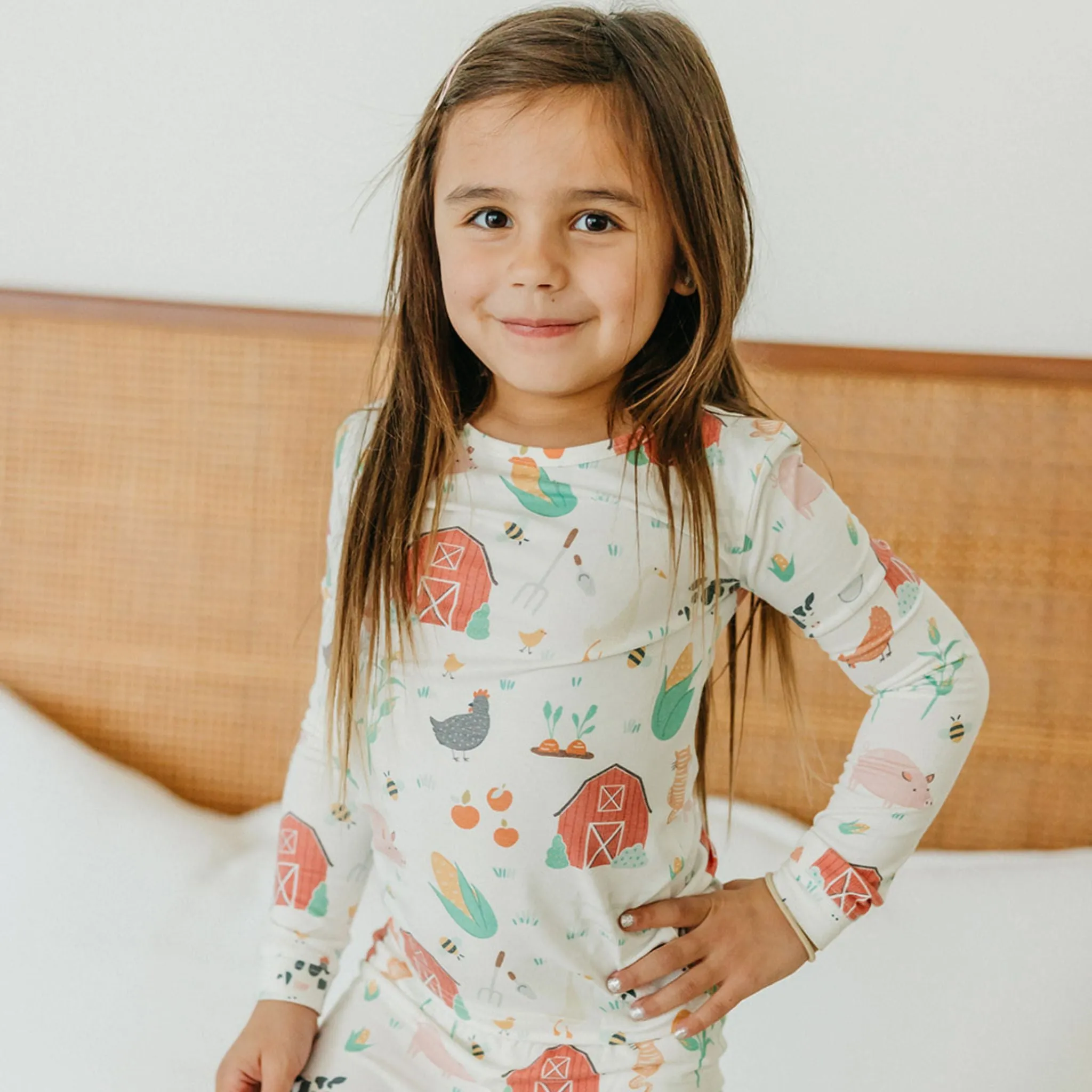 2pc Long Sleeve Pajama Set - Farmstead