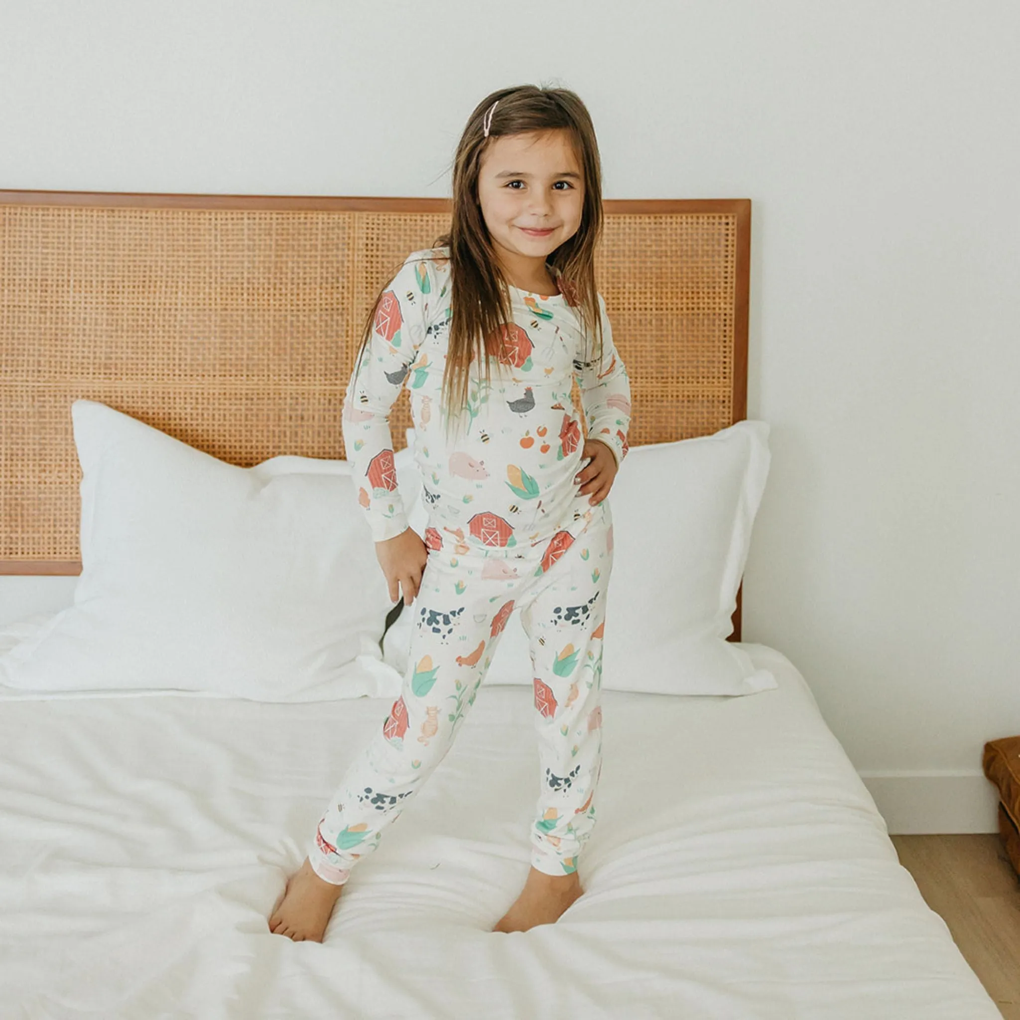 2pc Long Sleeve Pajama Set - Farmstead