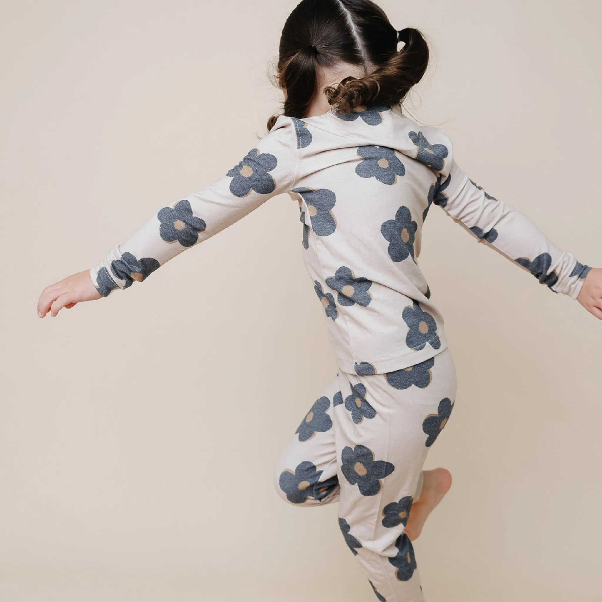2pc Long Sleeve Pajama Set - Gemma In Tan