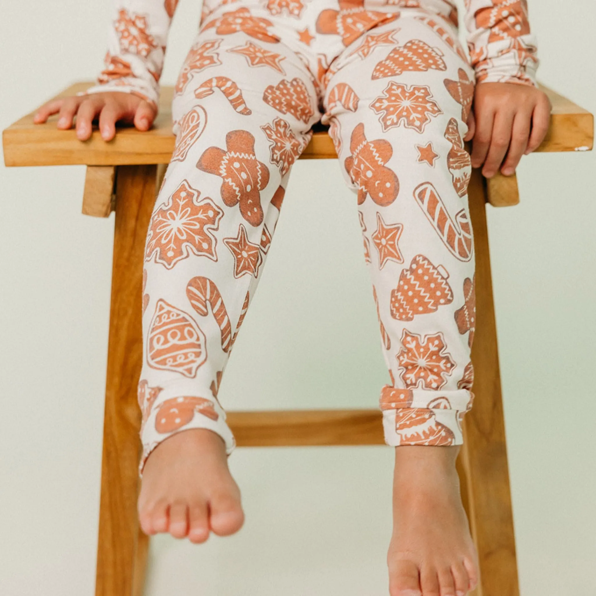 2pc Long Sleeve Pajama Set - Gingerbread