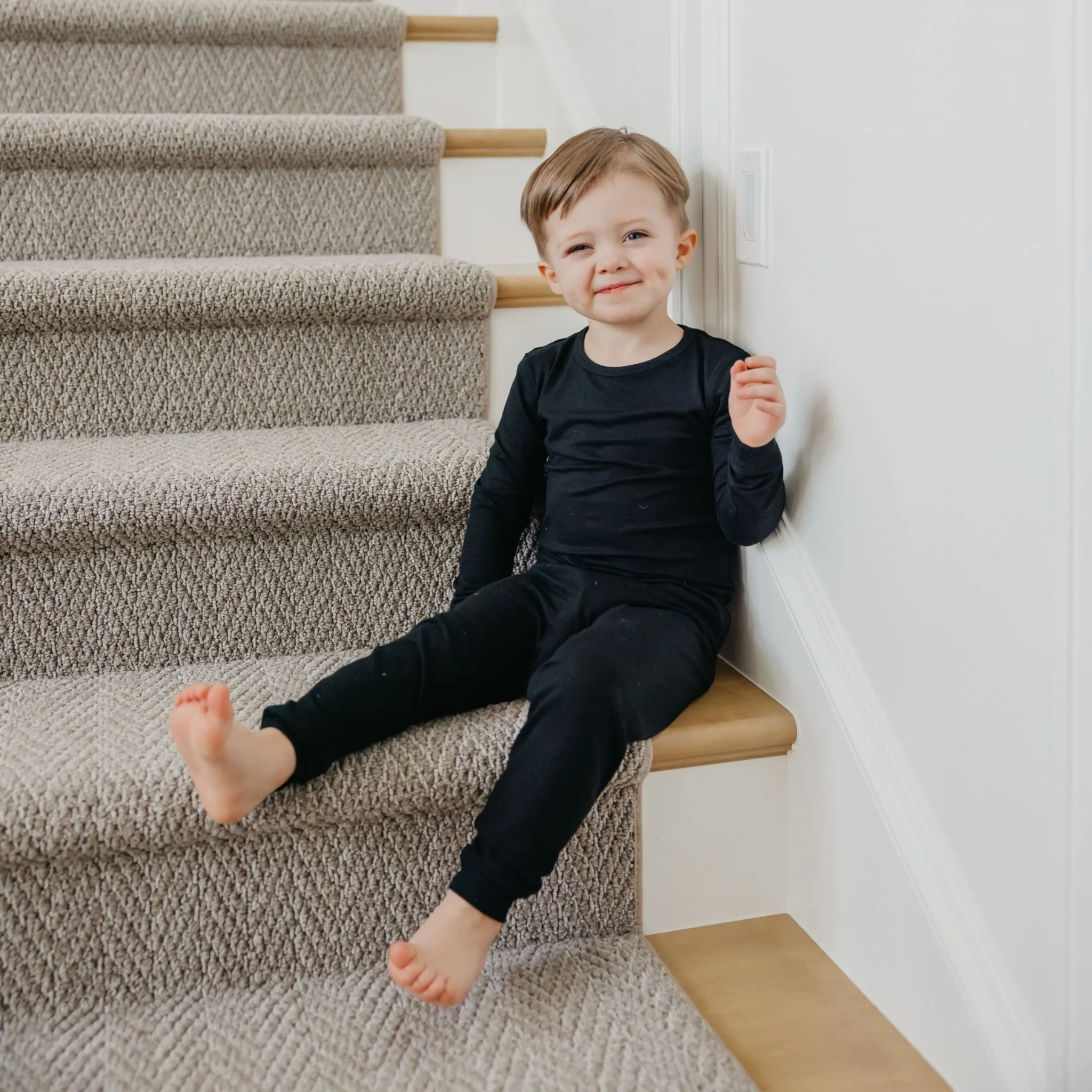 2pc Long Sleeve Pajama Set - Midnight