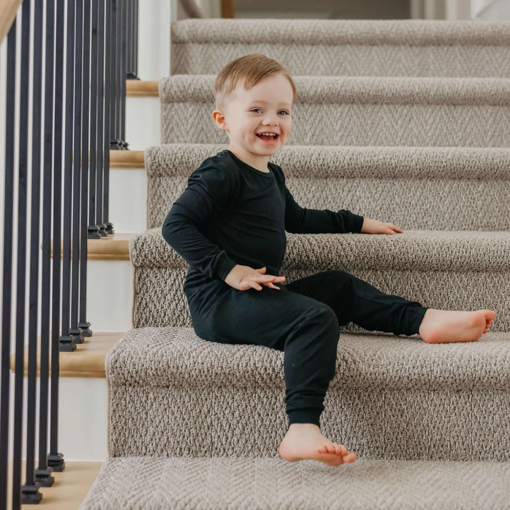 2pc Long Sleeve Pajama Set - Midnight