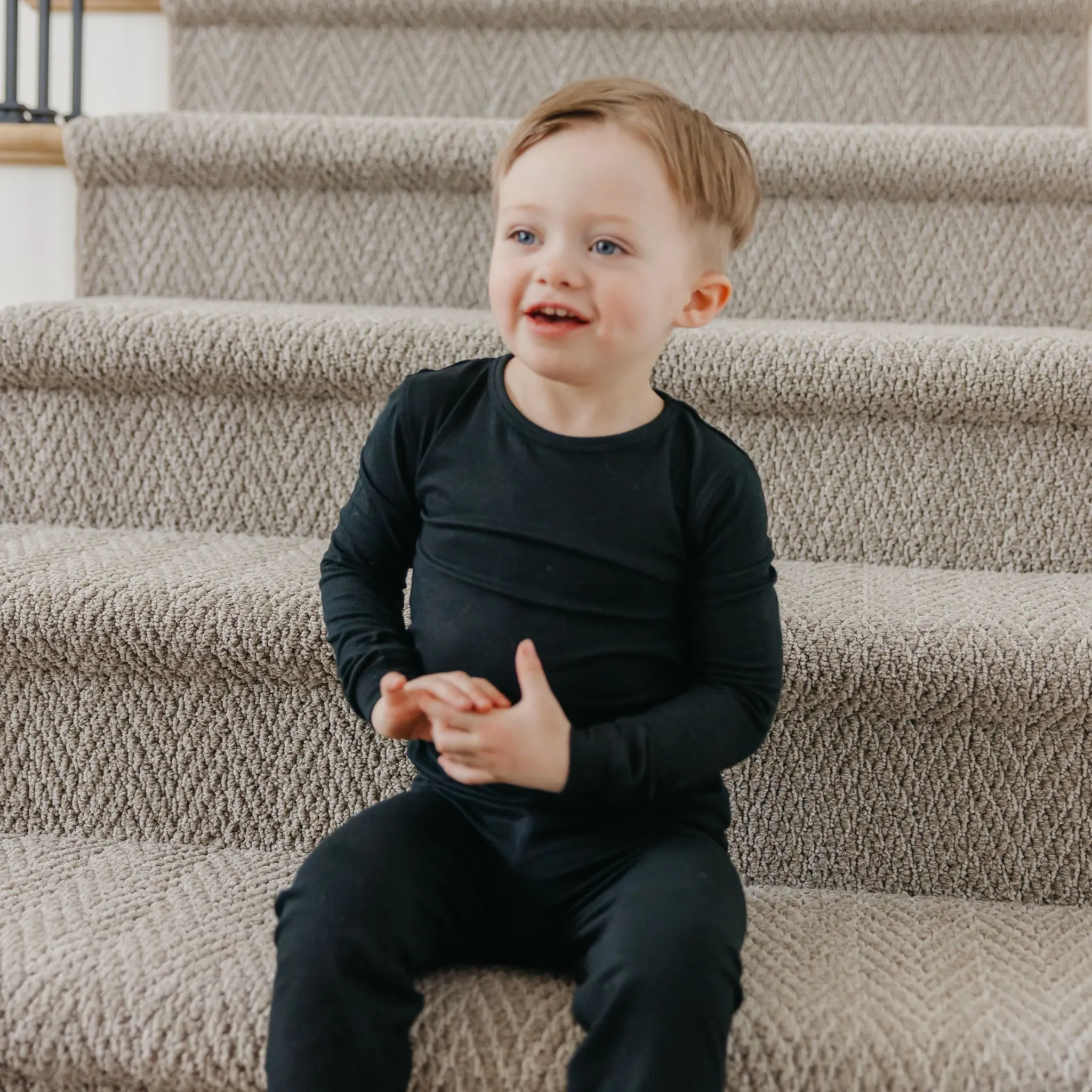2pc Long Sleeve Pajama Set - Midnight