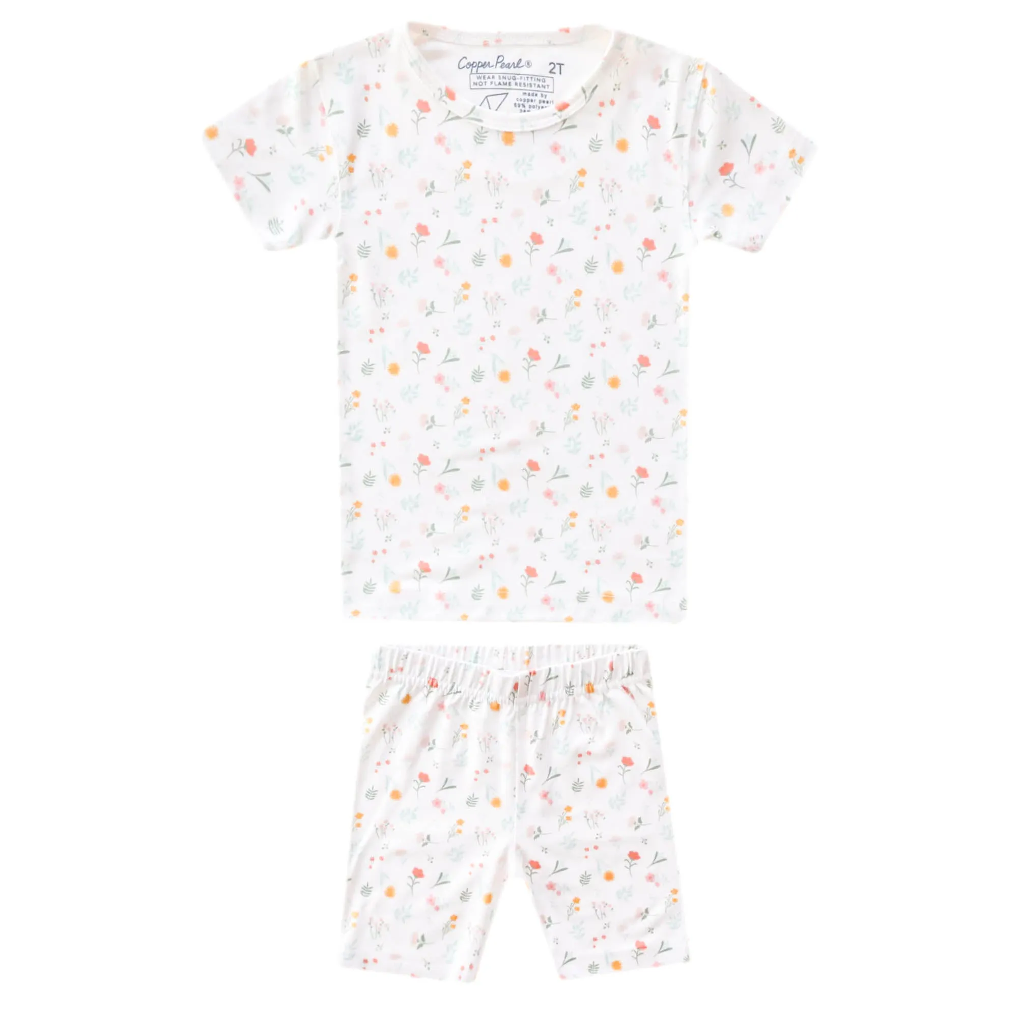 2pc Short Sleeve Pajama Set - Mabel