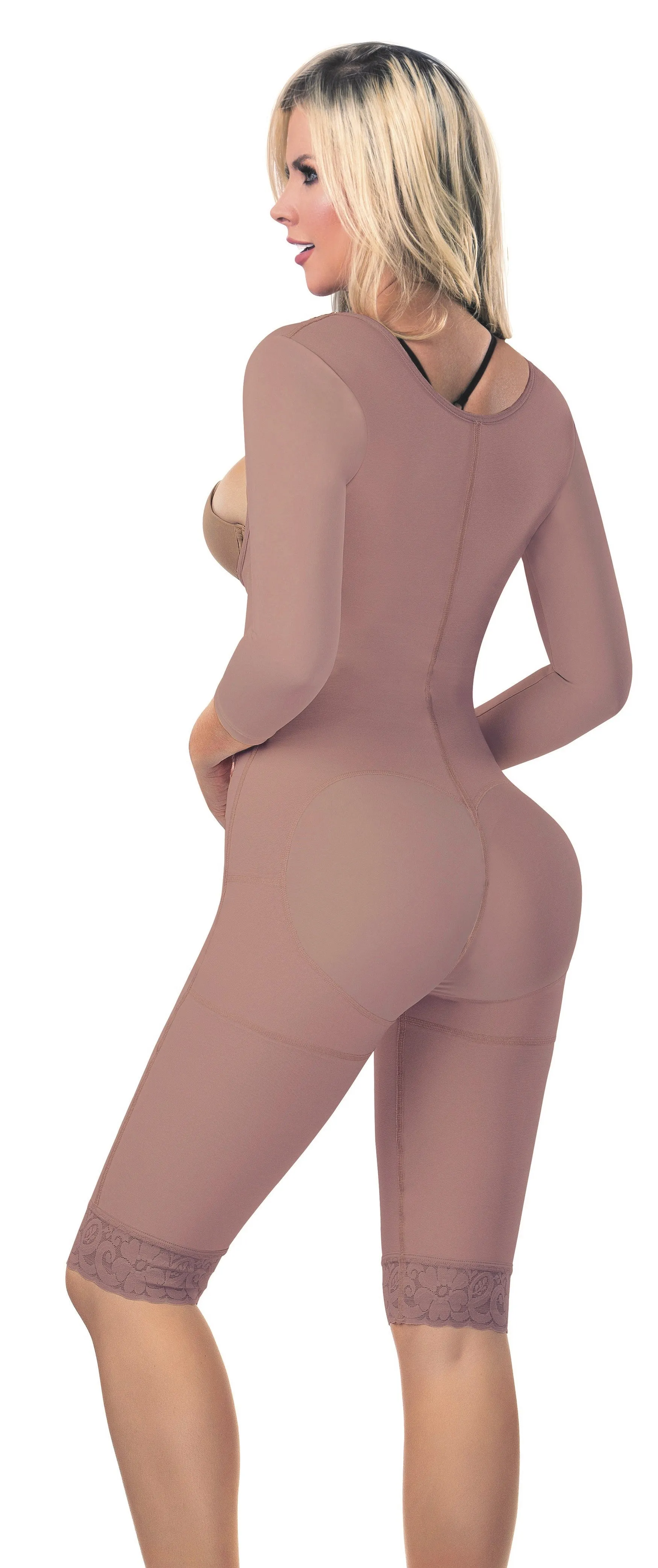 3 Hook Faja Body Shaper with Sleeves