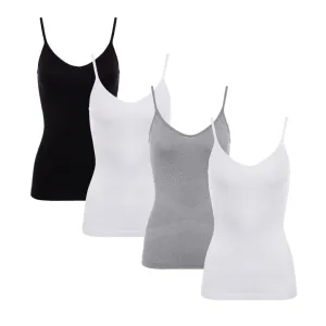 4 Pack Waist Control Shapewear Camisole