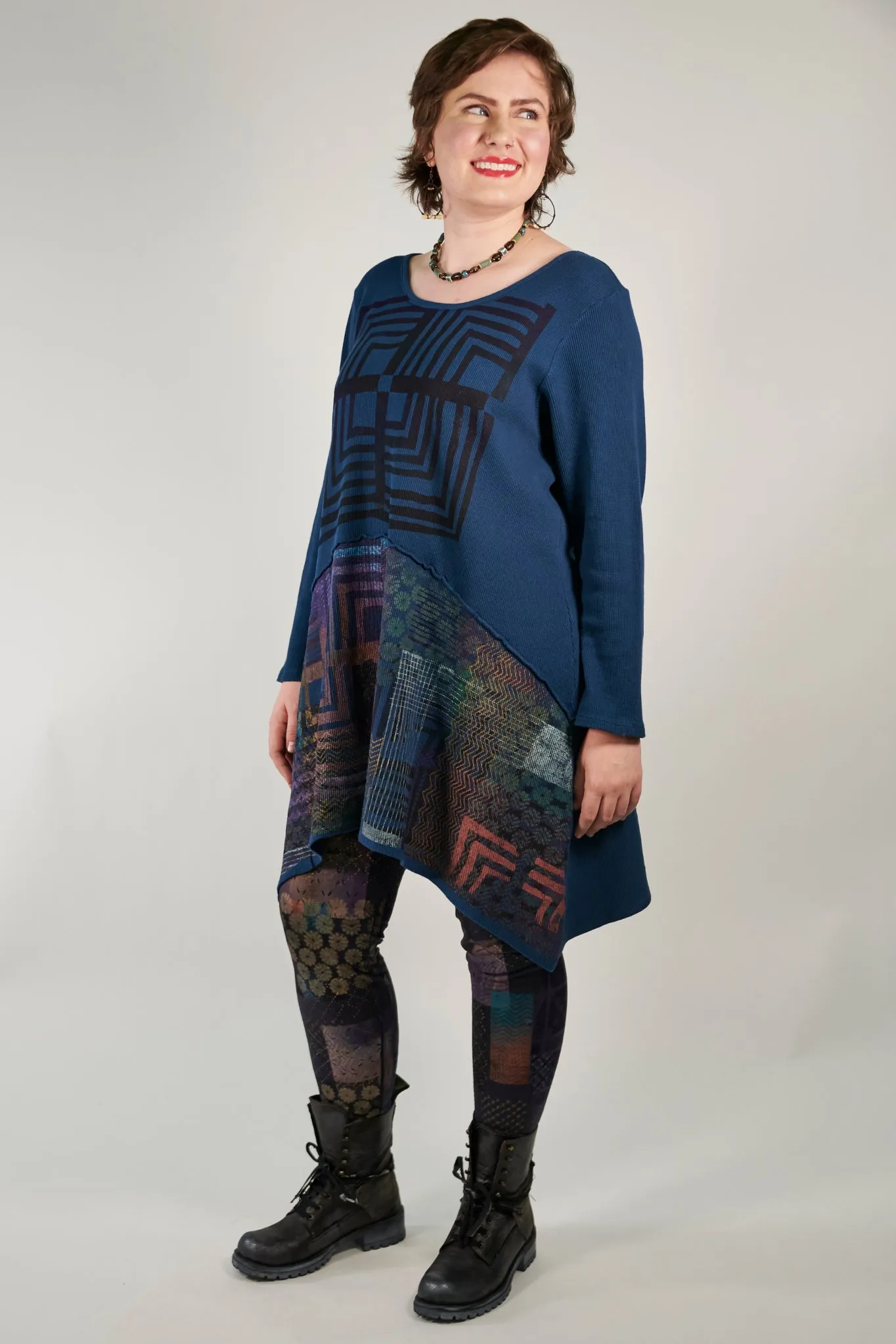 7218 Thermal Tunic Studio Blue-P