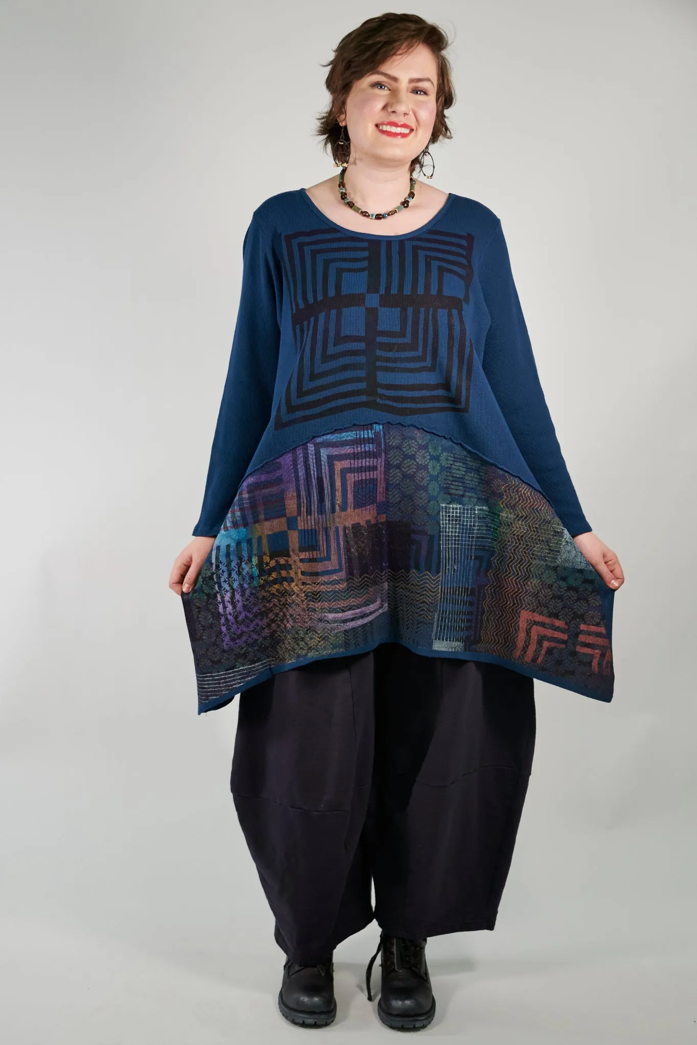 7218 Thermal Tunic Studio Blue-P