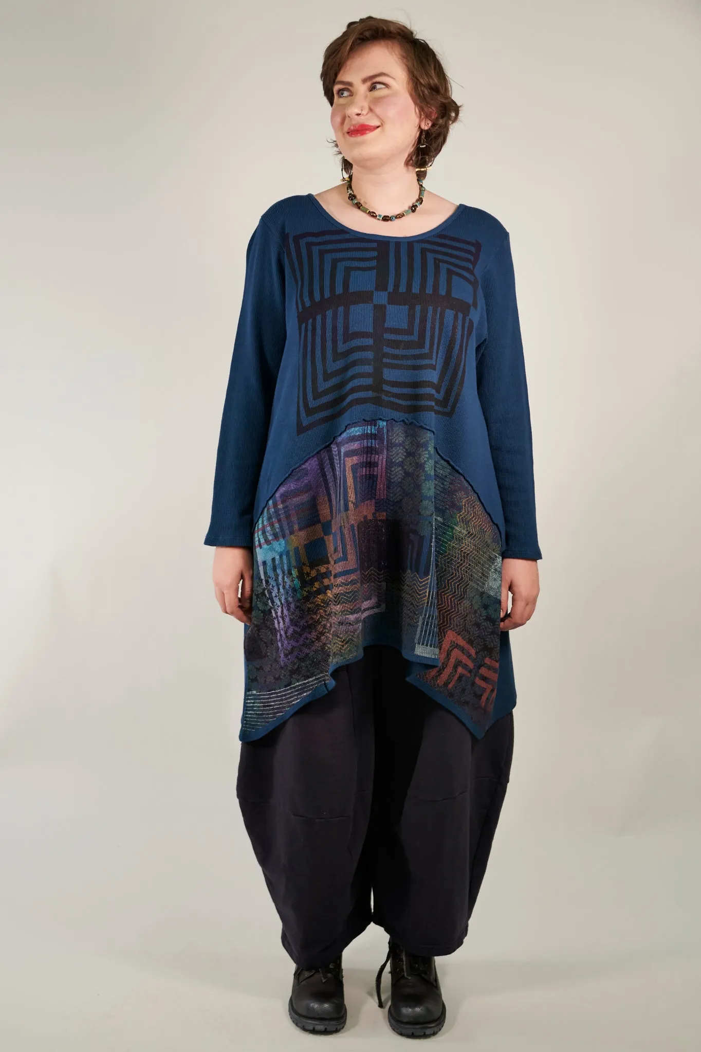 7218 Thermal Tunic Studio Blue-P