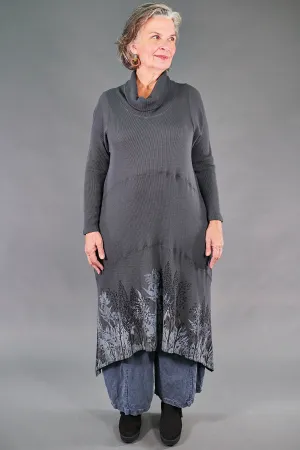 7220 Thermal Cowl Dress-Sea Grey-P