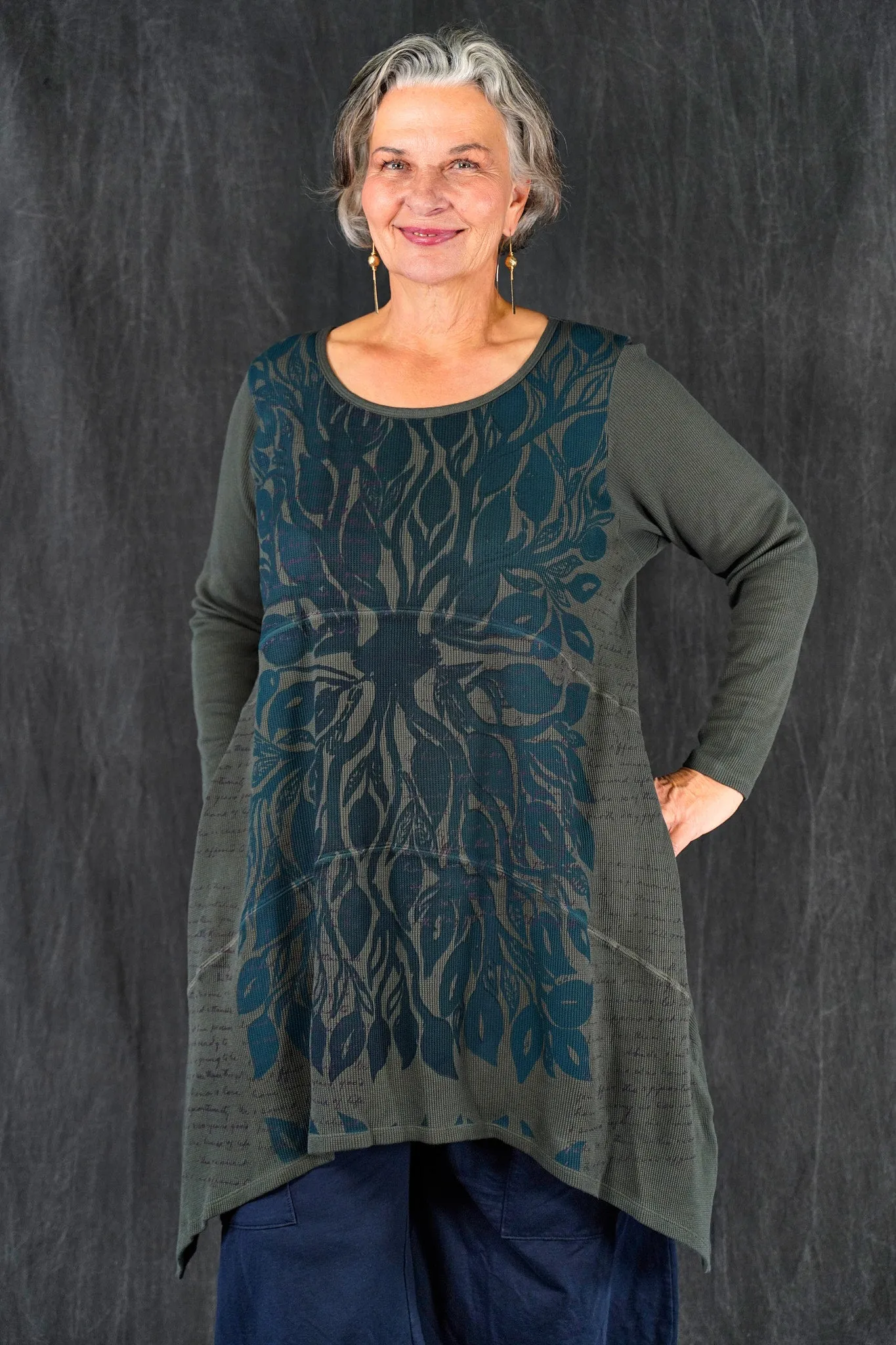 7232 Thermal Shape Dress Black Olive Drab-P
