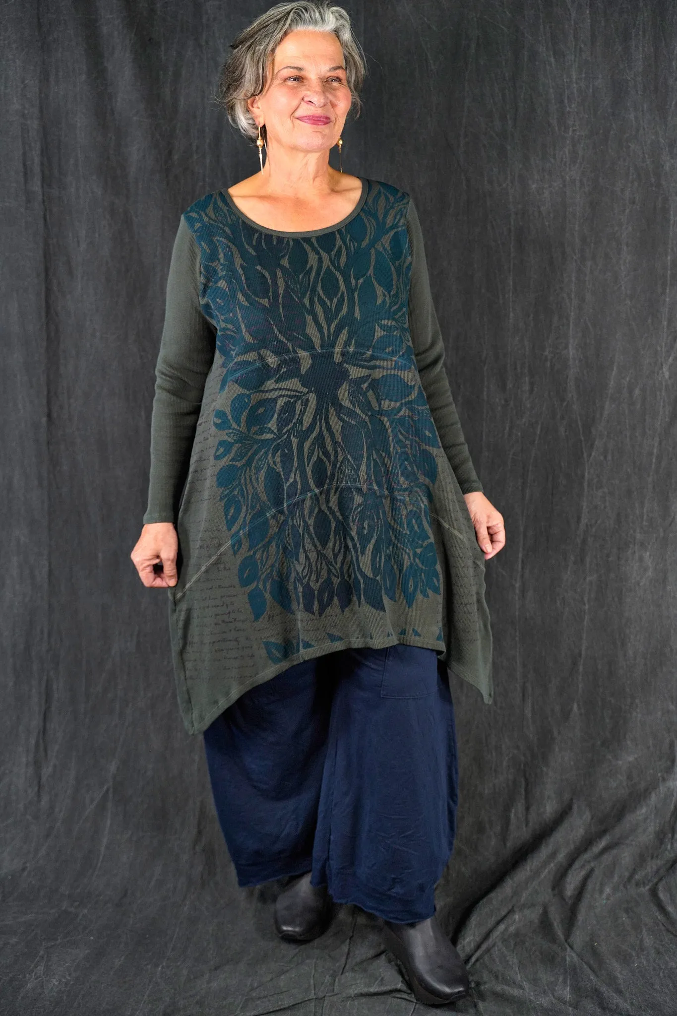 7232 Thermal Shape Dress Black Olive Drab-P