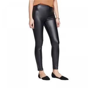 A New Day Women's Slim Fit Mid Rise Faux Leather Leggings