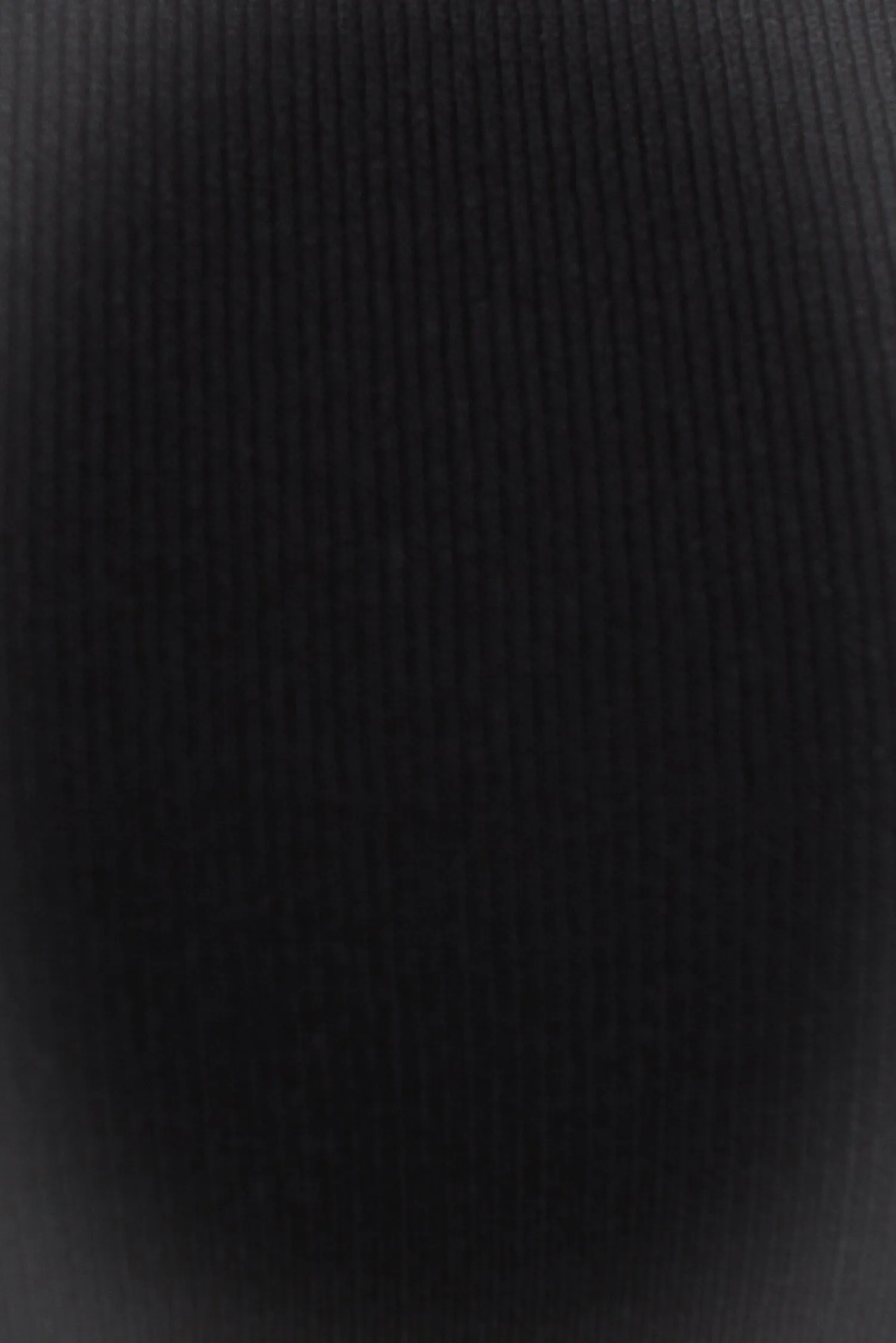 ADDISON KNIT MINI SKIRT - Black