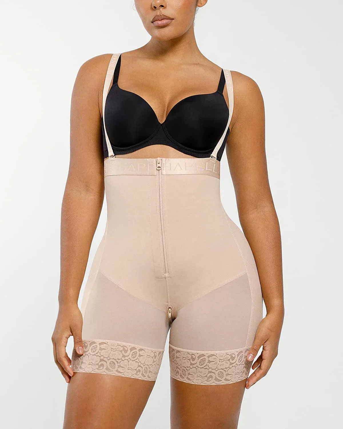 AirSlim® Firm Tummy Compression Bodysuit Shaper With Butt Lifter