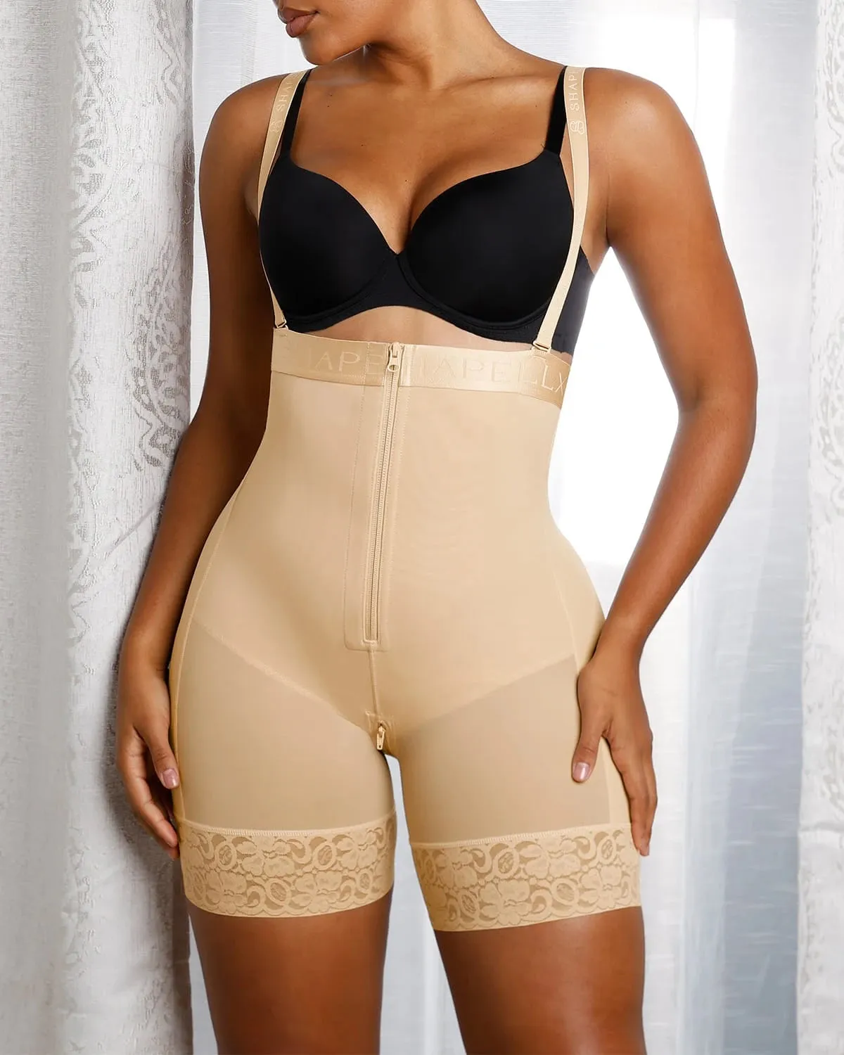 AirSlim® Firm Tummy Compression Bodysuit Shaper With Butt Lifter