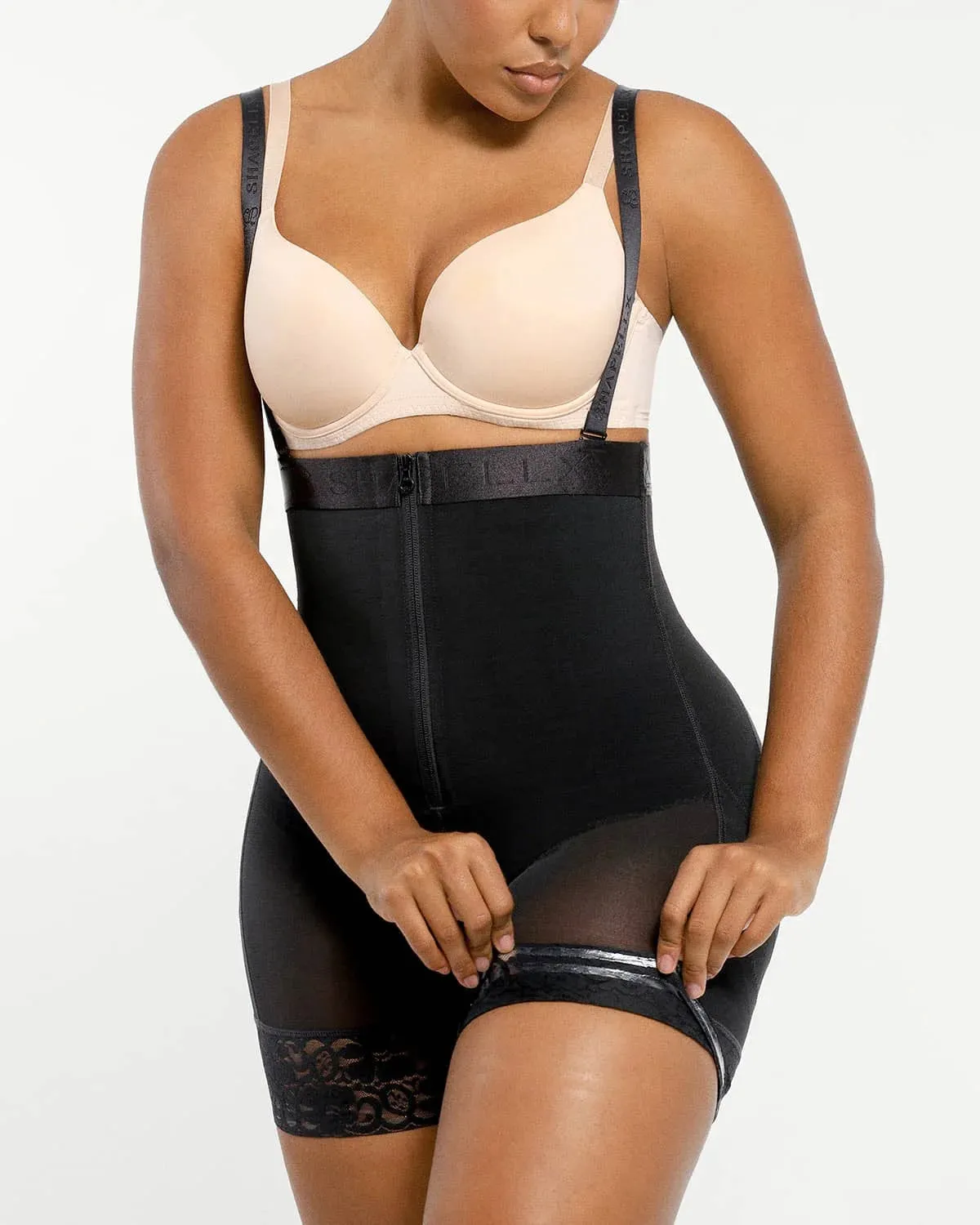 AirSlim® Firm Tummy Compression Bodysuit Shaper With Butt Lifter