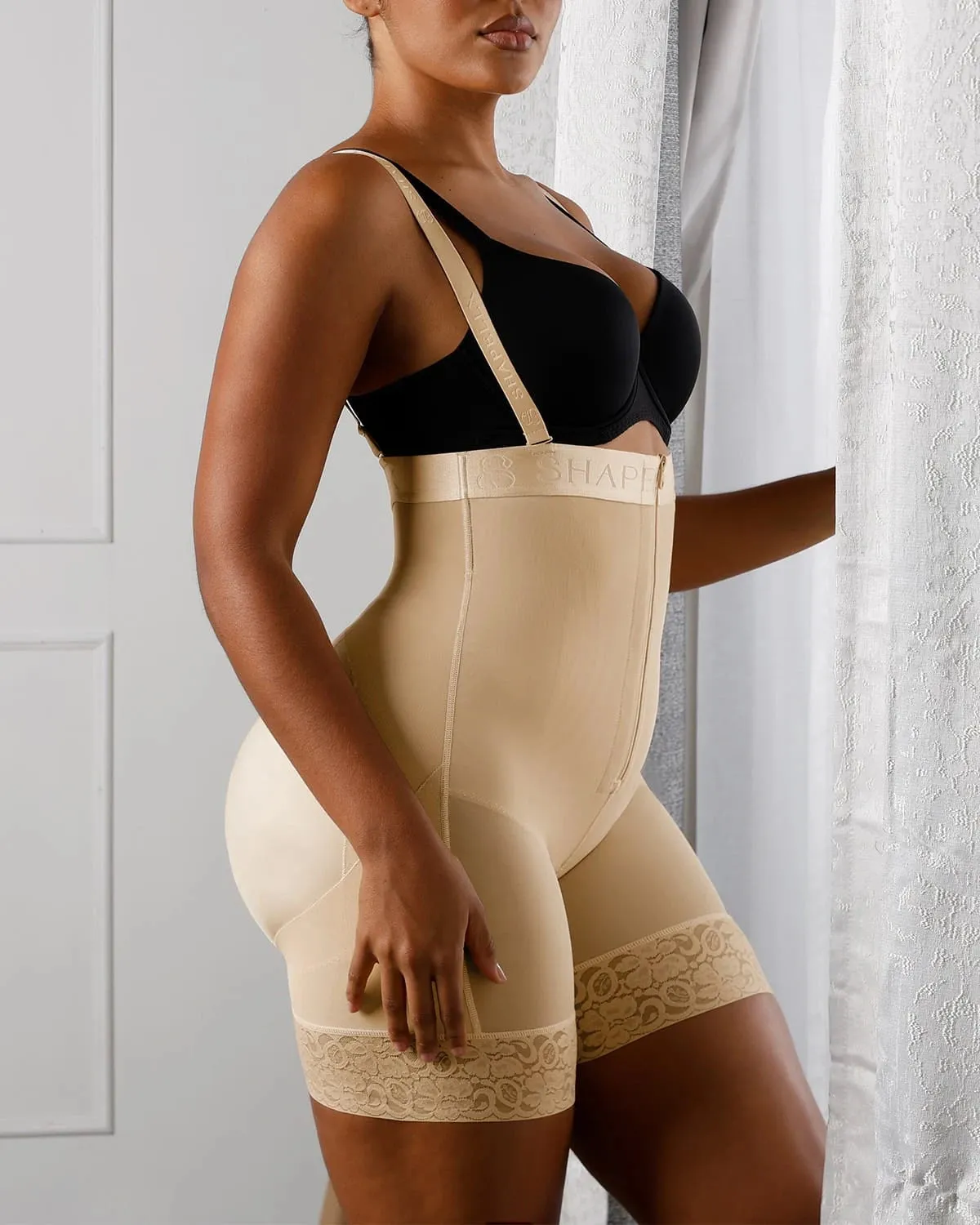 AirSlim® Firm Tummy Compression Bodysuit Shaper With Butt Lifter