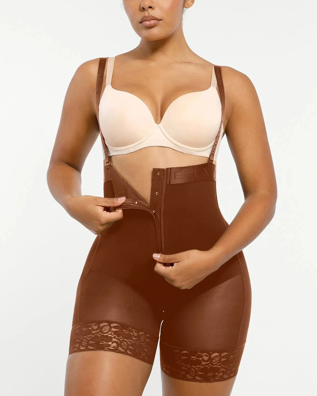 AirSlim® Firm Tummy Compression Bodysuit Shaper With Butt Lifter