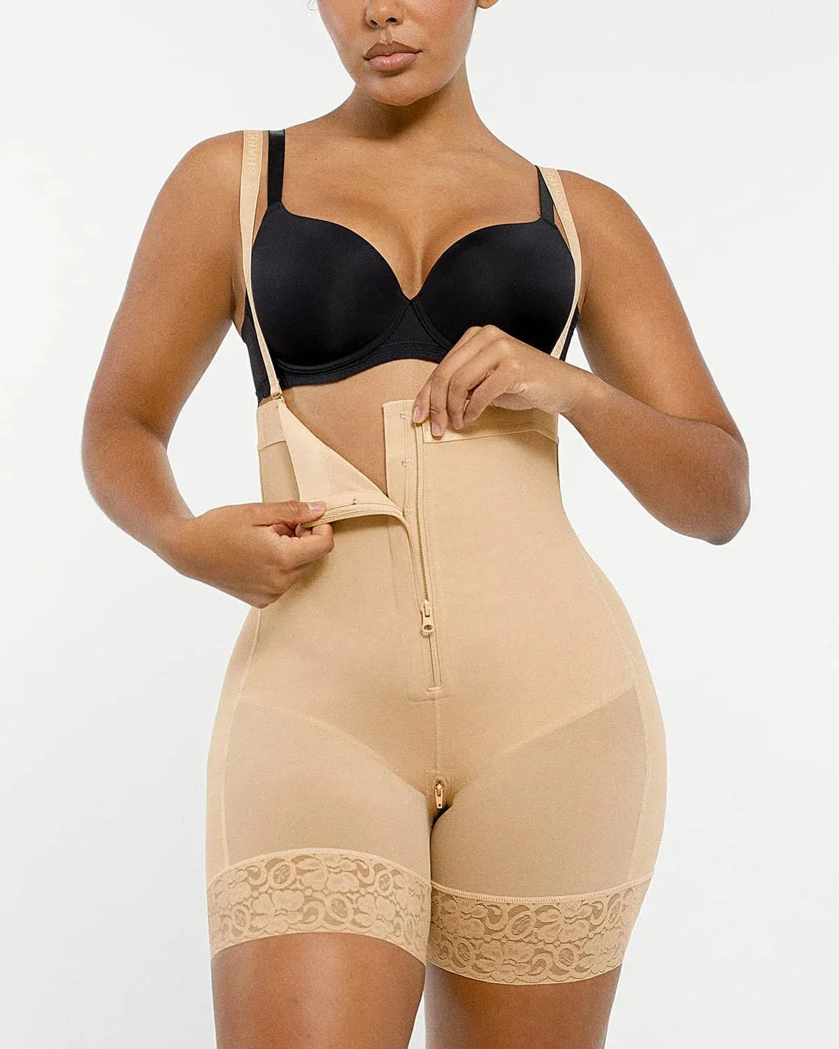 AirSlim® Firm Tummy Compression Bodysuit Shaper With Butt Lifter