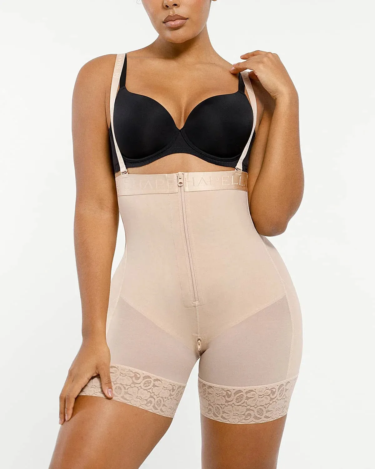 AirSlim® Firm Tummy Compression Bodysuit Shaper With Butt Lifter