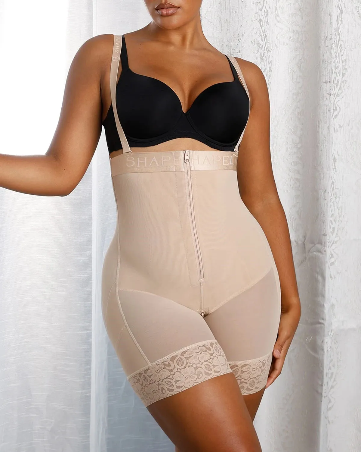 AirSlim® Firm Tummy Compression Bodysuit Shaper With Butt Lifter