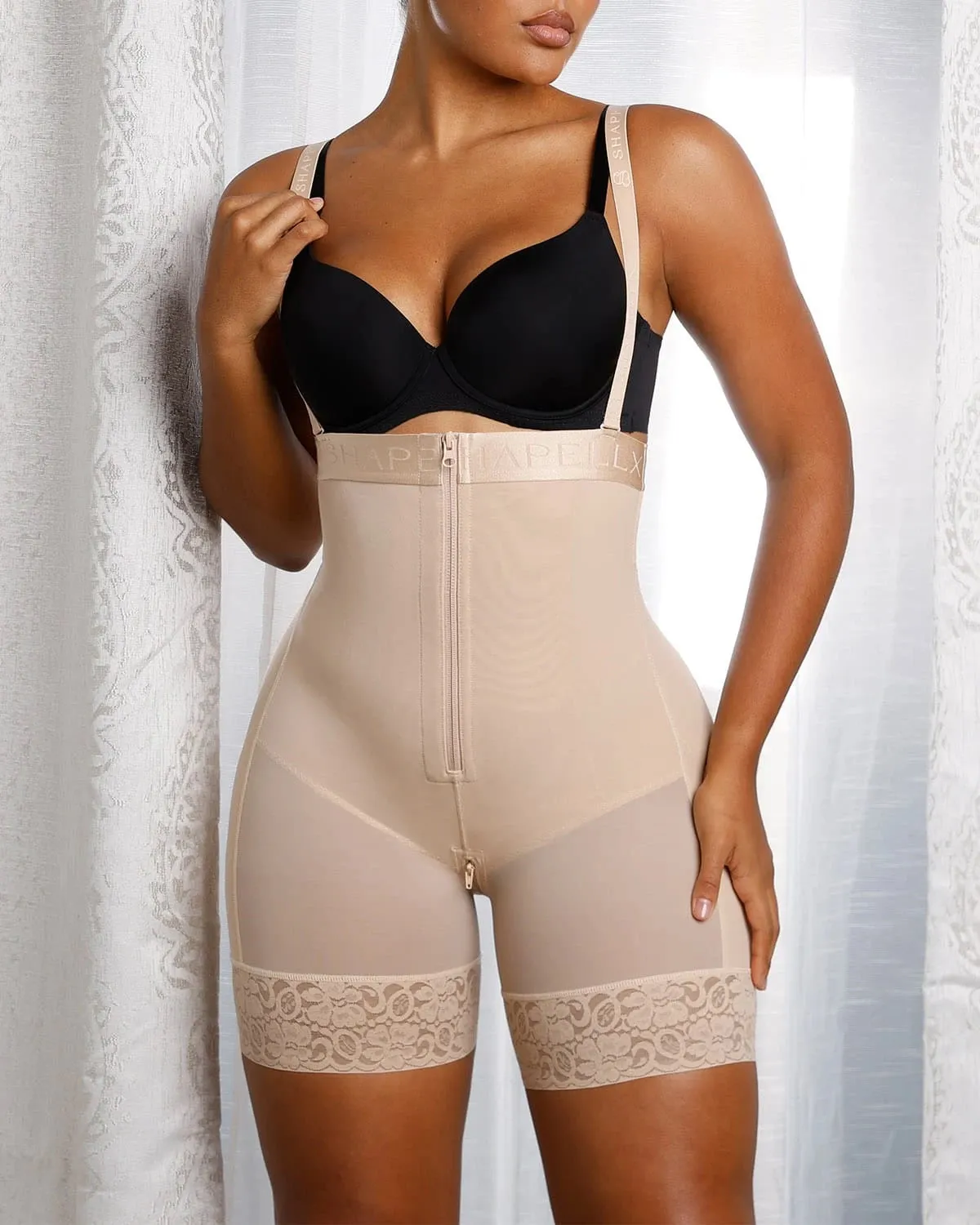 AirSlim® Firm Tummy Compression Bodysuit Shaper With Butt Lifter
