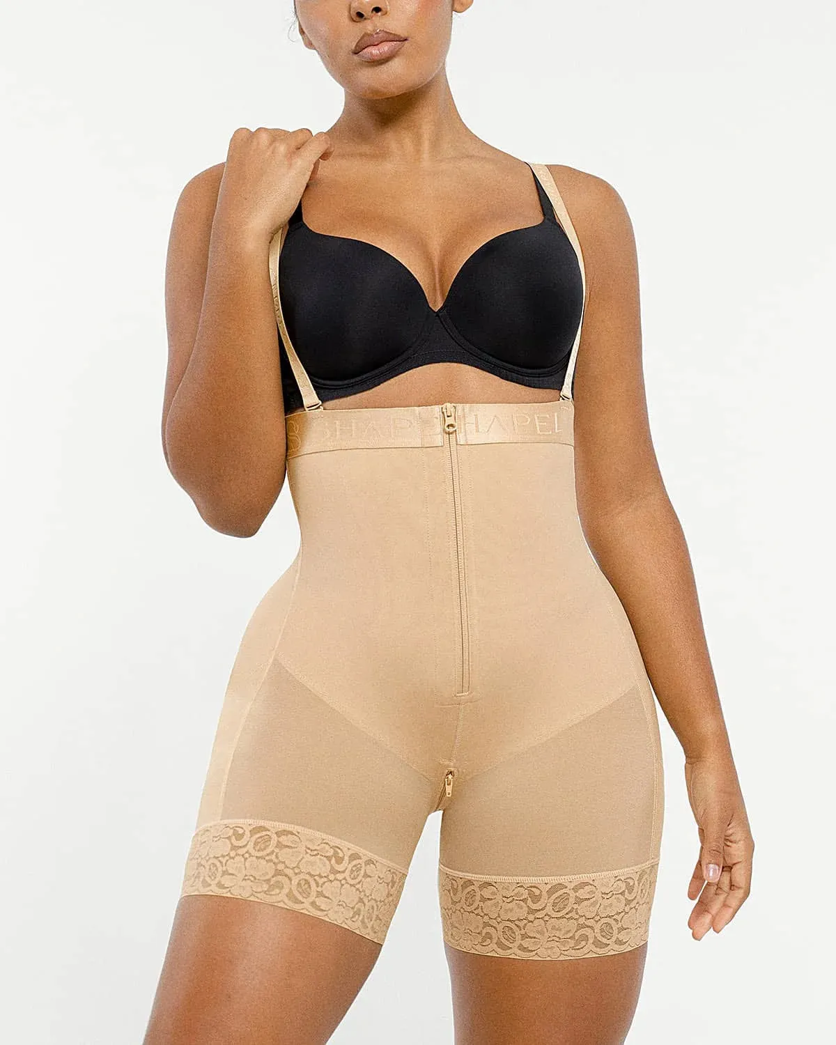 AirSlim® Firm Tummy Compression Bodysuit Shaper With Butt Lifter