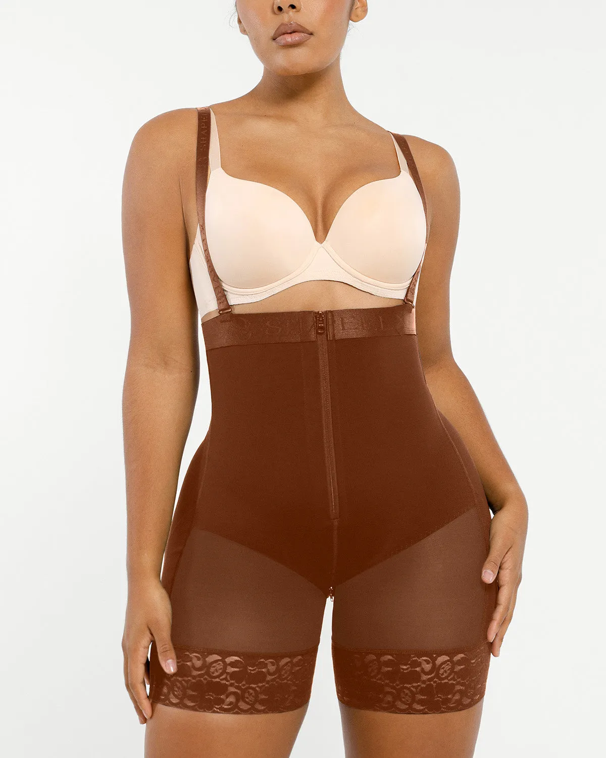 AirSlim® Firm Tummy Compression Bodysuit Shaper With Butt Lifter