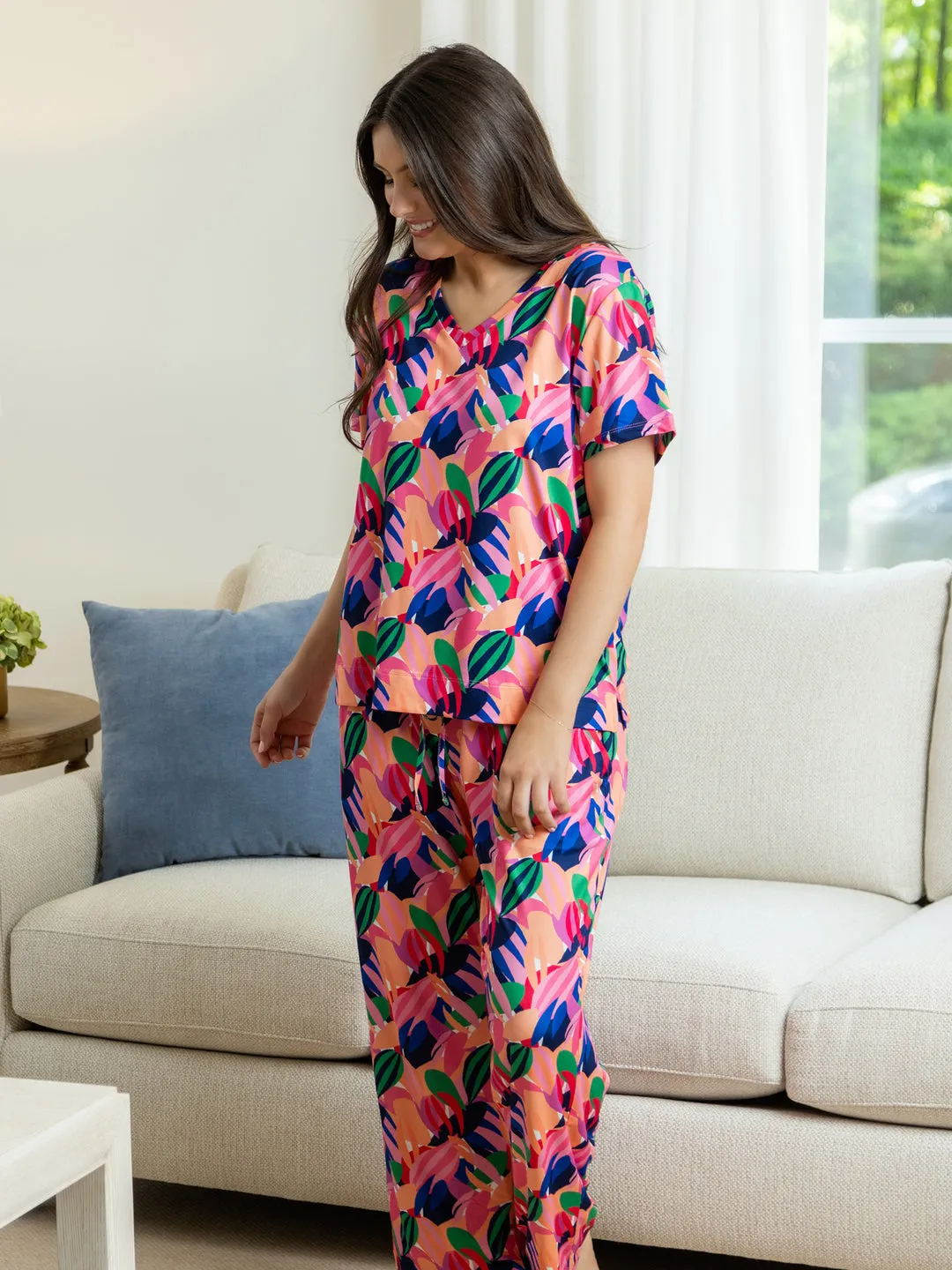 Alli Pajama Set - Bombshell Blooms