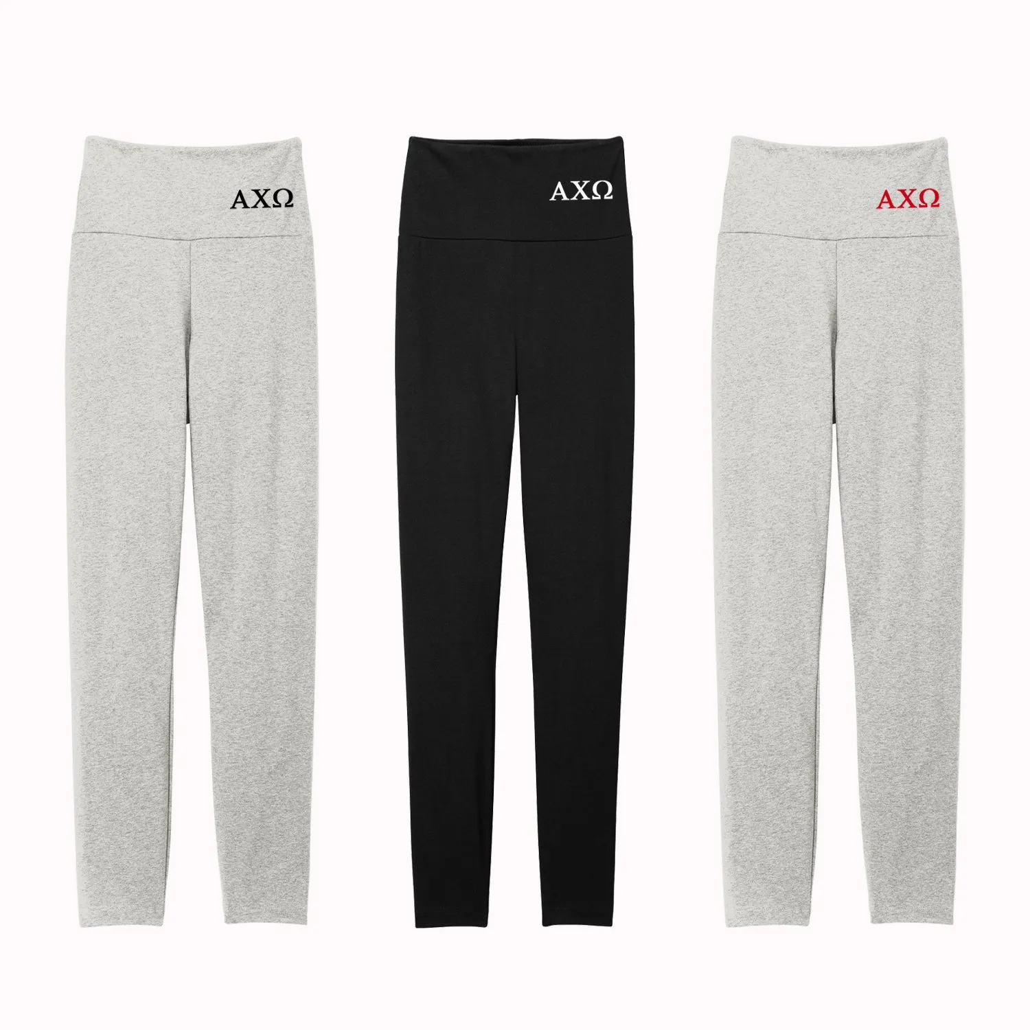 Alpha Chi Omega High Waist Leggings