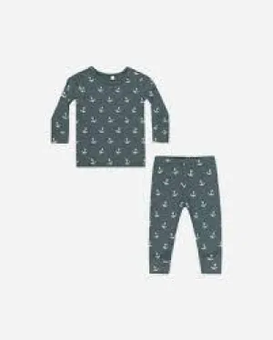 Anchors Long Sleeve Pajamas