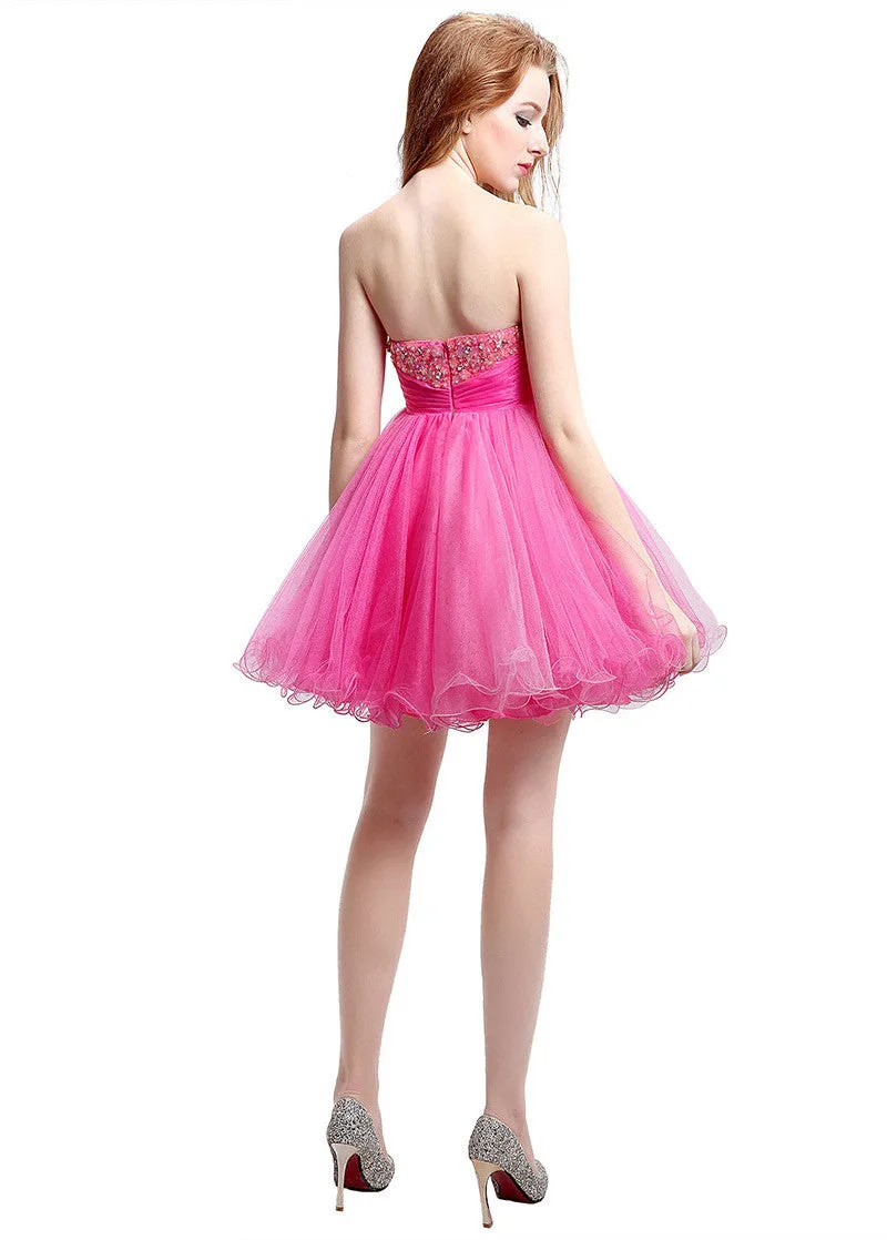 Ball Gown Short Cocktail Dress