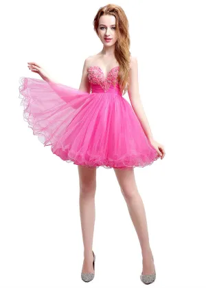 Ball Gown Short Cocktail Dress