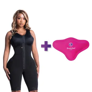 BBL & Lipo | Stage 1 Faja Colombiana Post Surgery| With Bra   BBL Lumbar Triangle