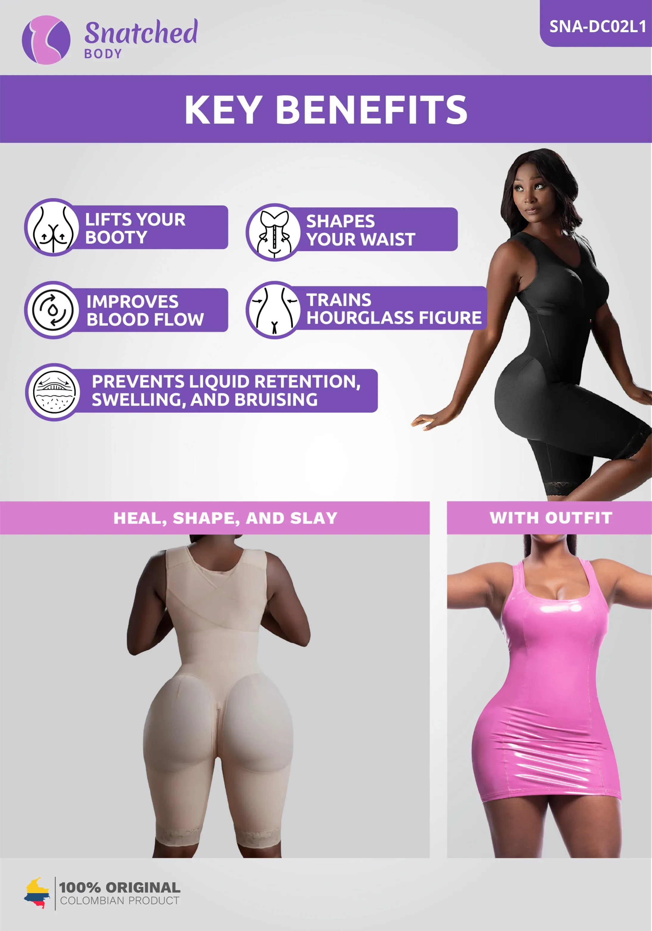 BBL & Lipo | Stage 1 Faja Colombiana Post Surgery| With Bra
