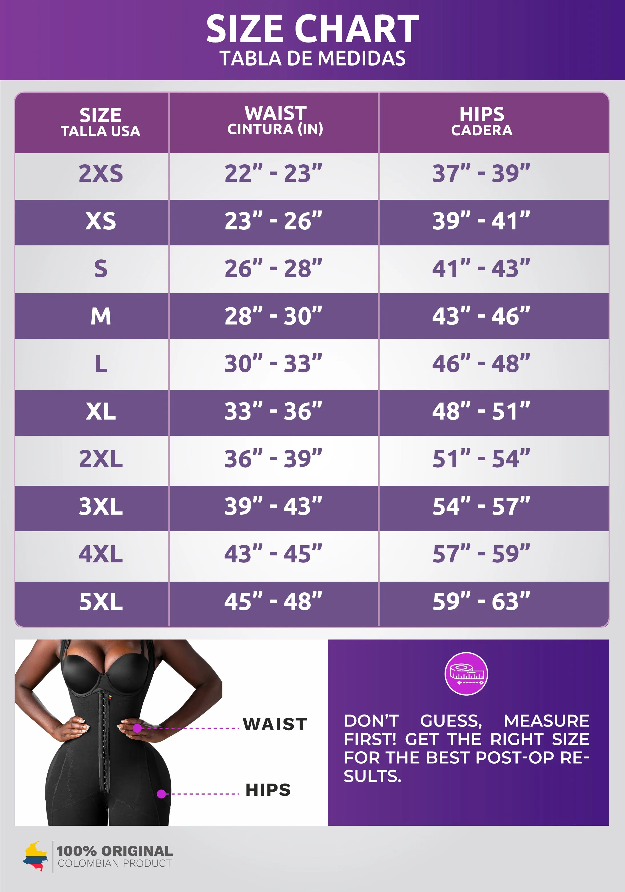 BBL & Lipo | Stage 3 Faja Colombiana Shapewear | Strapless