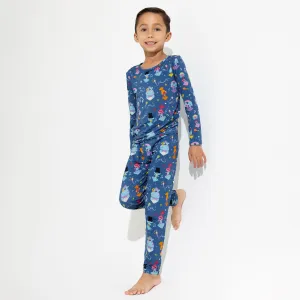 Bellabu Bear Trolls Music Long Sleeve Bamboo Pants Set Pajamas
