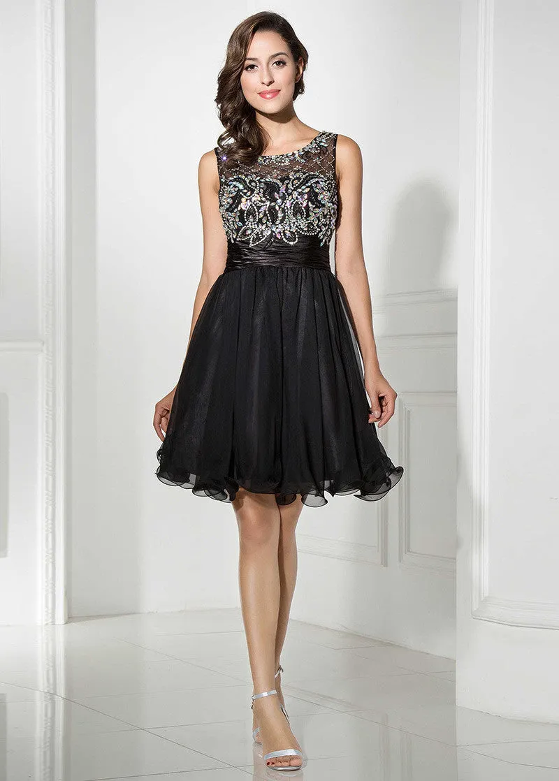 Black Short Homecoming Dress