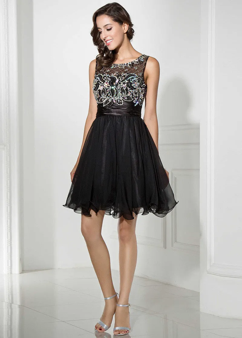 Black Short Homecoming Dress
