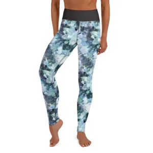 Blue Floral Fun - Yoga Leggings