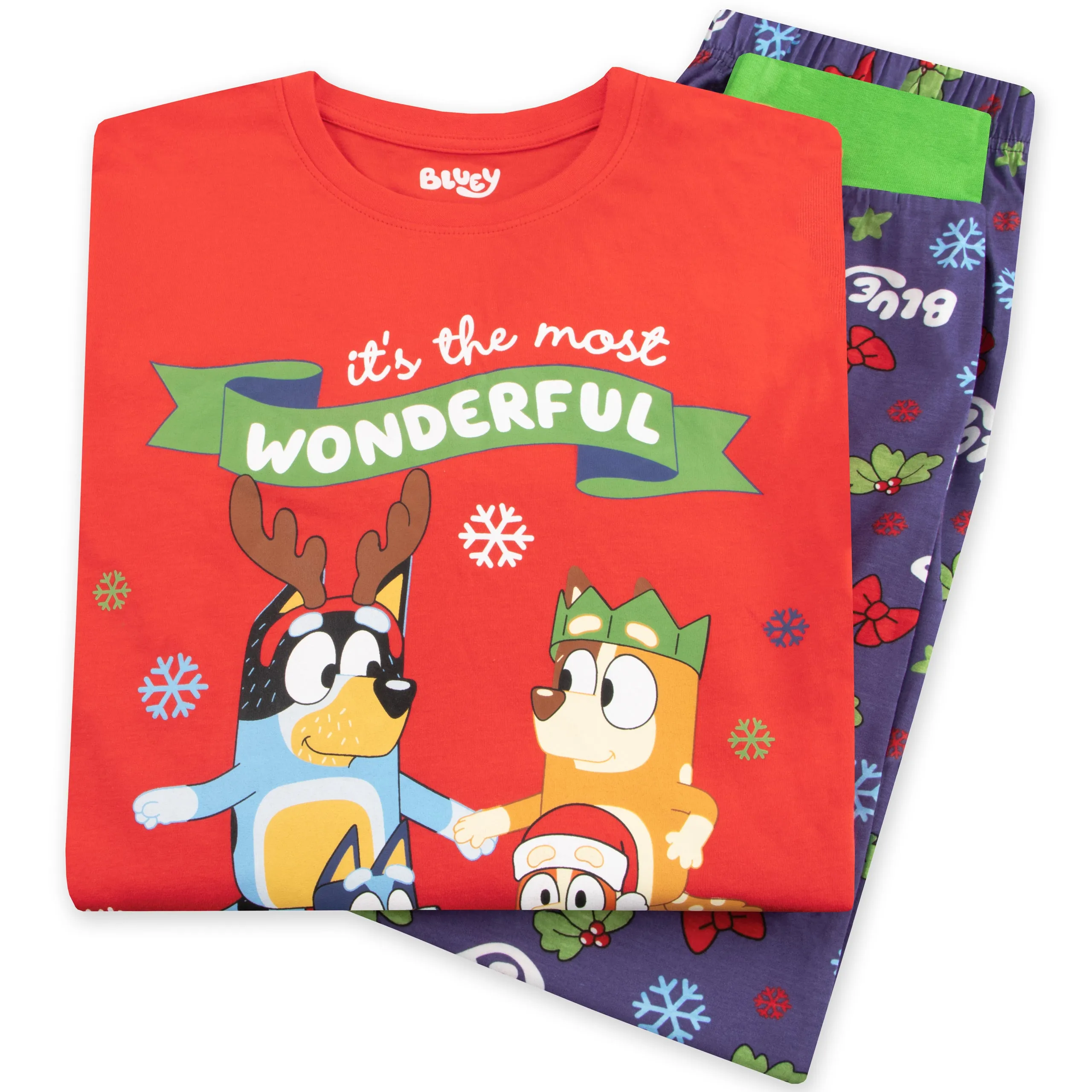 Bluey Girls Christmas Pajamas
